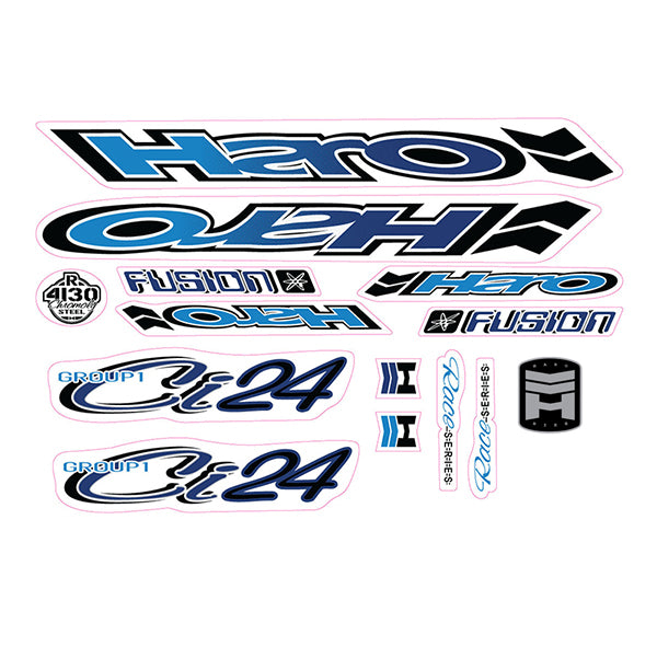 1997 Haro Group 1 Ci 24 decal set BMX