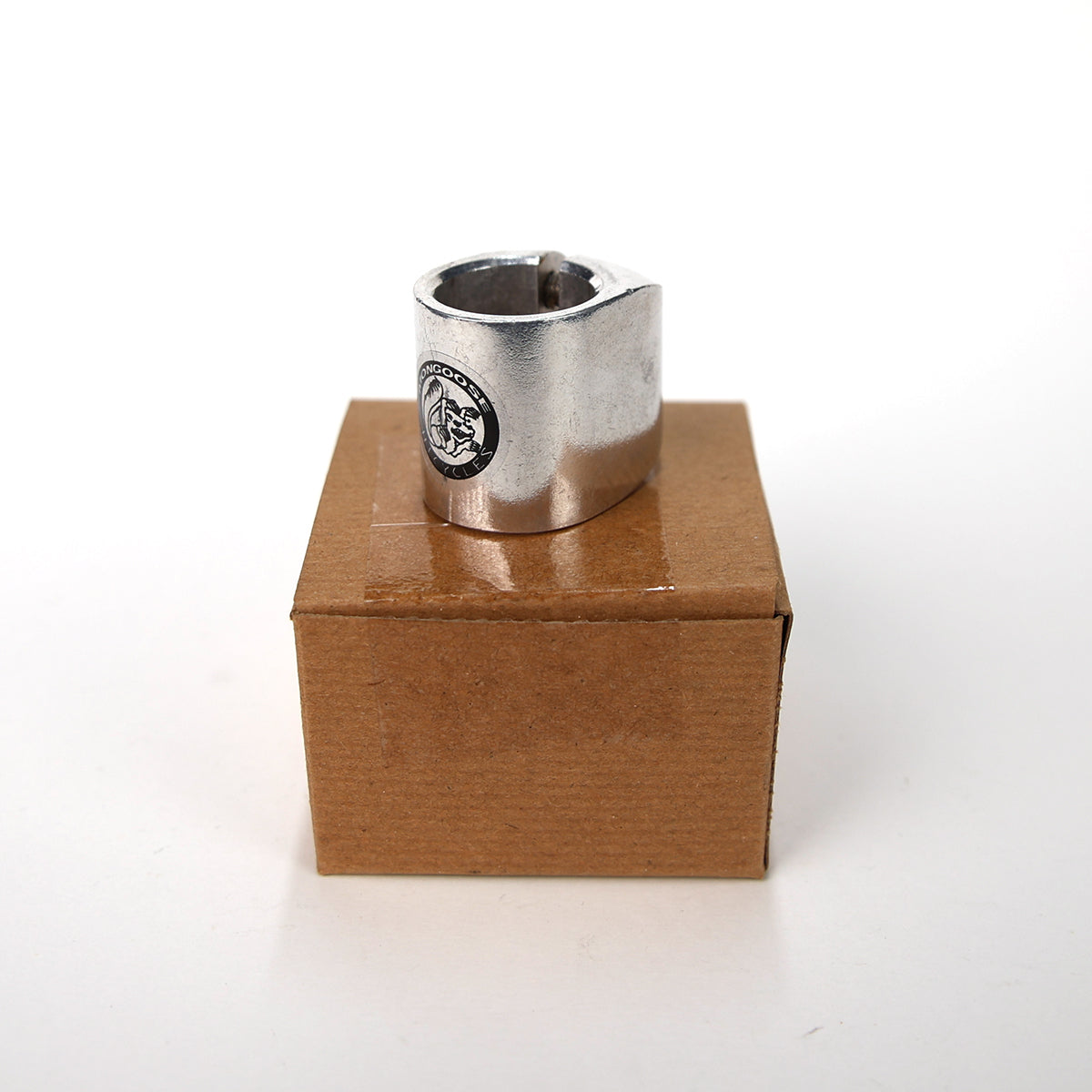 NOS - Mongoose BMX Seat Post Clamp Blank with Sticker