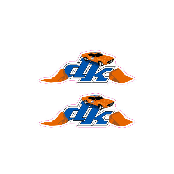 1997 DK General Lee 'Jumping General' BMX decal