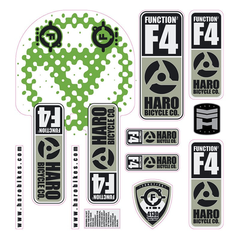 2003 Haro Function F4 BMX decal set ReRides