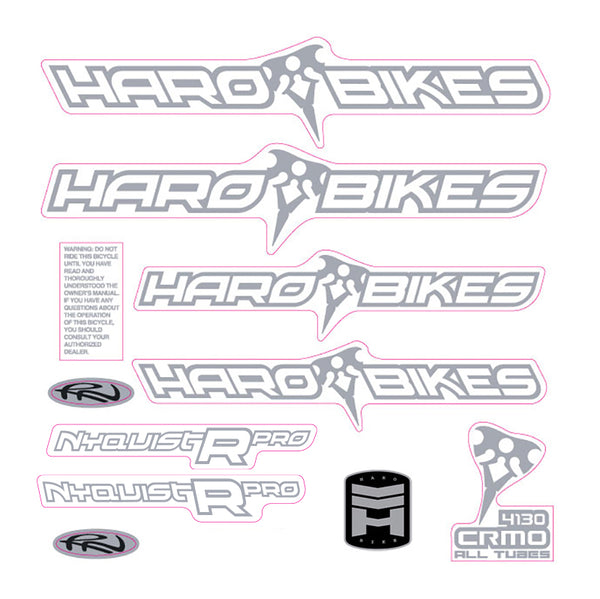 Haro bmx decals best sale