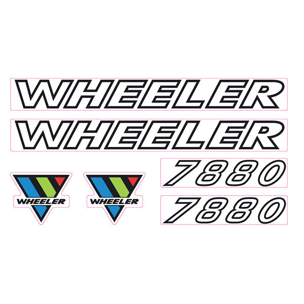 1996 Wheeler 7880 Mountain Bike decal set