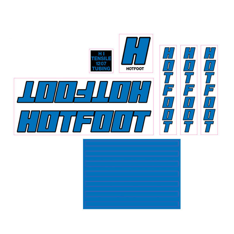 1983 Repco Hotfoot X-Gusset decal set BMX