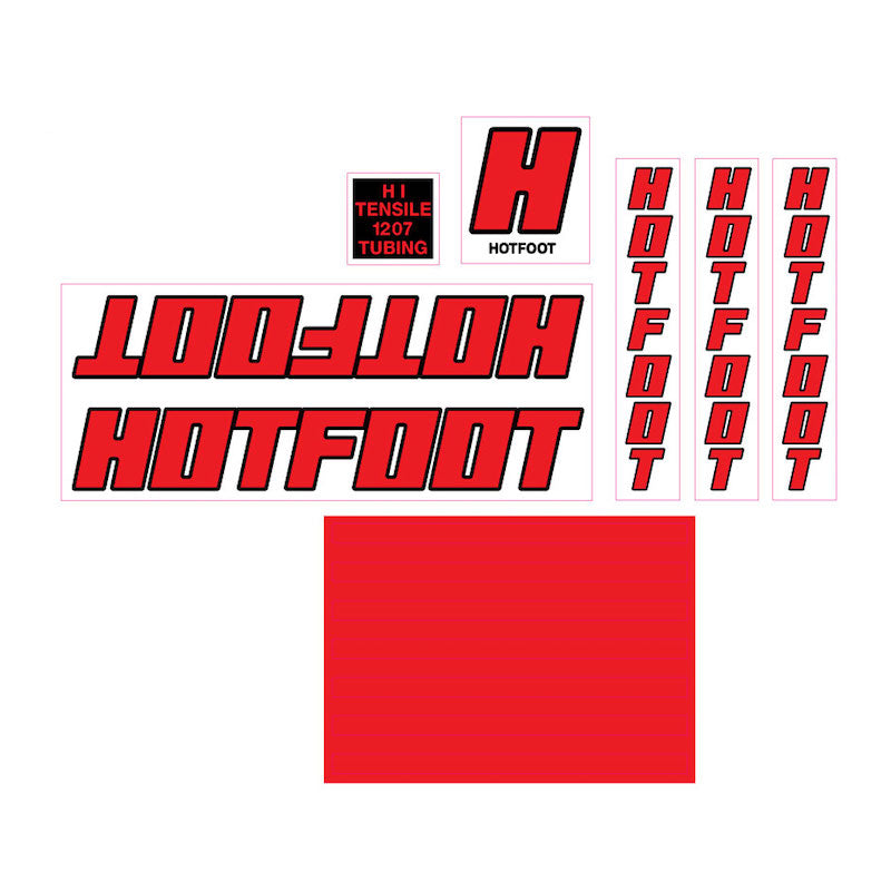 1983 Repco Hotfoot X-Gusset decal set BMX