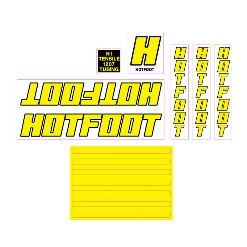 1983 Repco Hotfoot X-Gusset decal set BMX