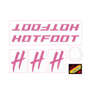 1986 Repco Hotfoot Hi-Ten BMX decal set