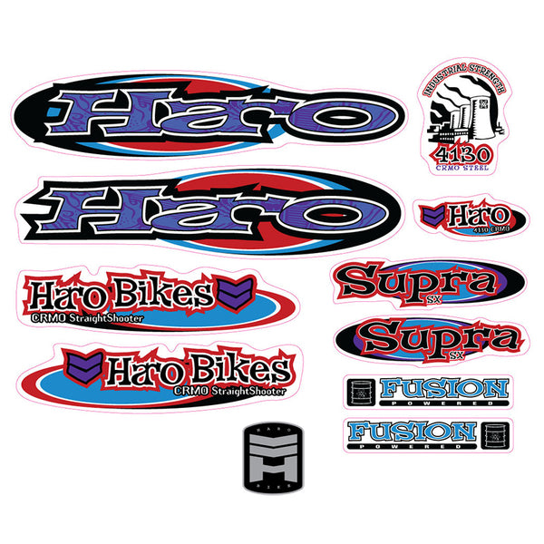 1999 Haro Supra SX BMX decal set Re Rides