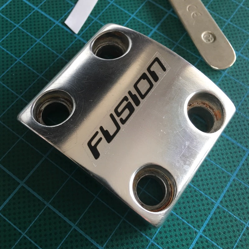 Haro Fusion 96-99 1 1/8 threadless stem clamp decal set BMX