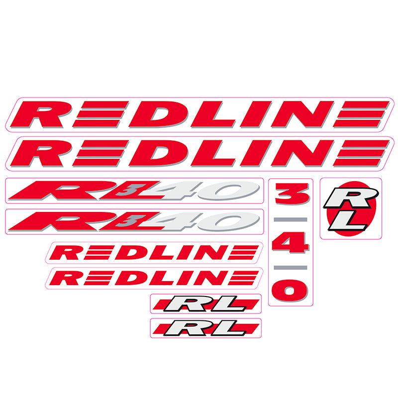 1993 Redline RL340 BMX decal set