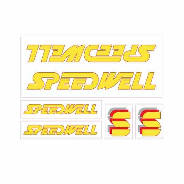 Speedwell Sticker 1985 Speedwell decal set for BMX – Re-Rides