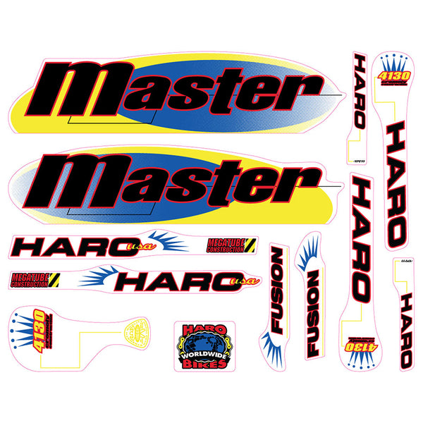 1994 Haro Master BMX decal set – Re-Rides