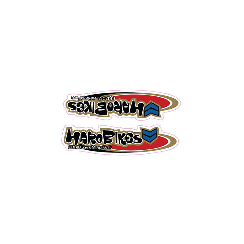 1985 HARO MASTER BMX Sticker Set - Reproduction Decals On Clear - Thailand