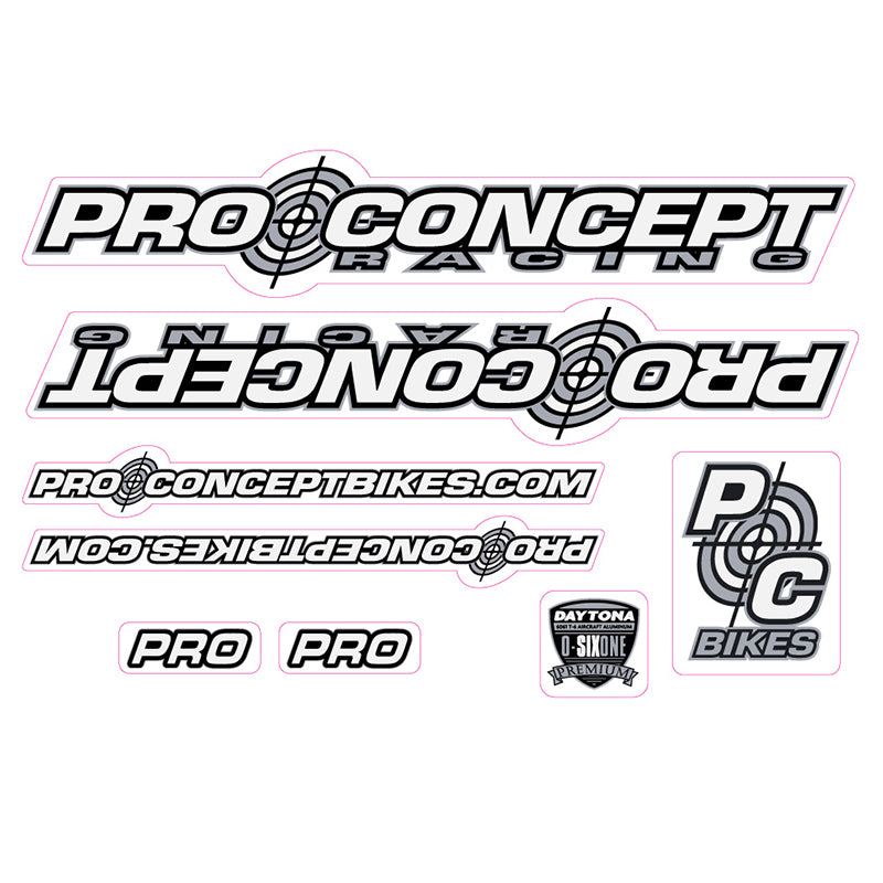 1998 Pro Concept Pro Aluminum decal set for BMX – Re-Rides