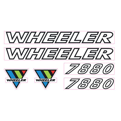 1996 Wheeler 7880 Mountain Bike decal set