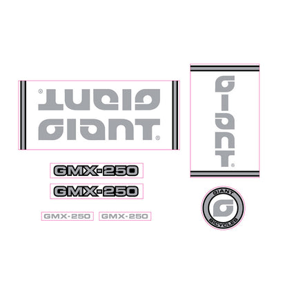 1980-1981-1982-1983 Giant GMX-250 BMX decal set 1