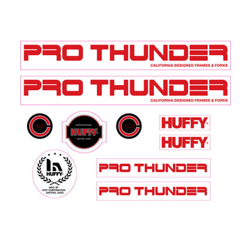 1981 Huffy Pro Thunder decal set for BMX