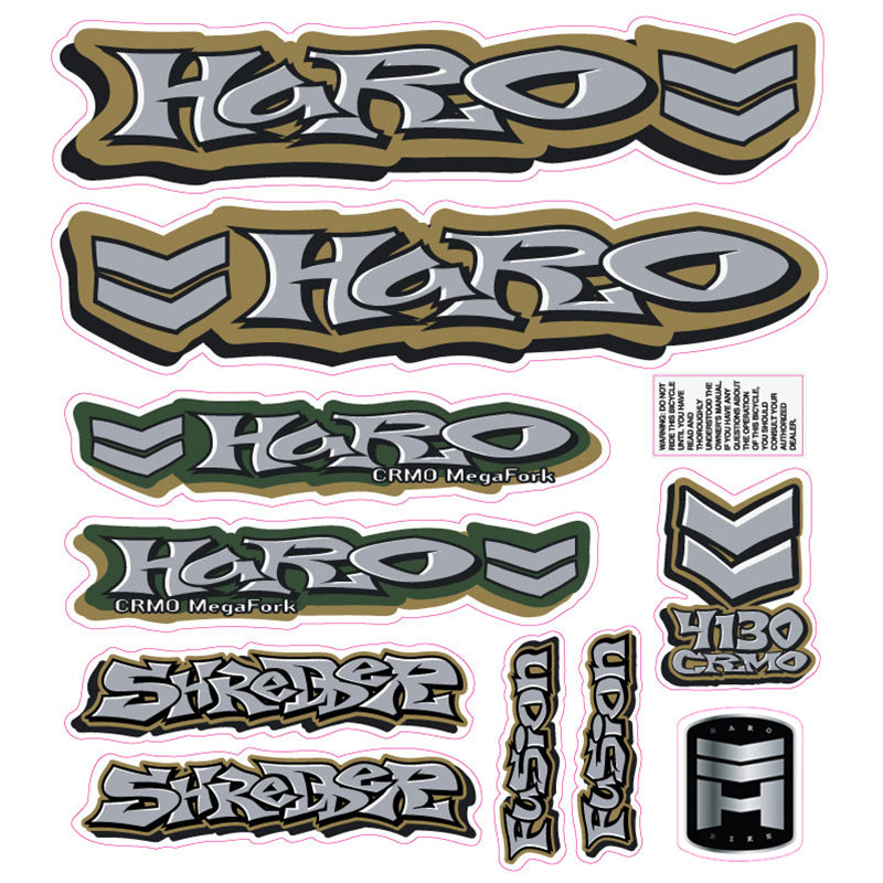 Haro BMX Decal Sets Re Rides