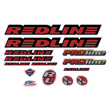 1997 Redline Proline BMX decal set