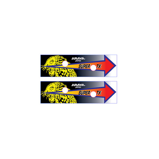 Araya Super 7x 'Tiger' 36H BMX rim decal set