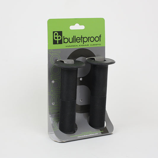 Bulletproof - black - flanged BMX grips 1