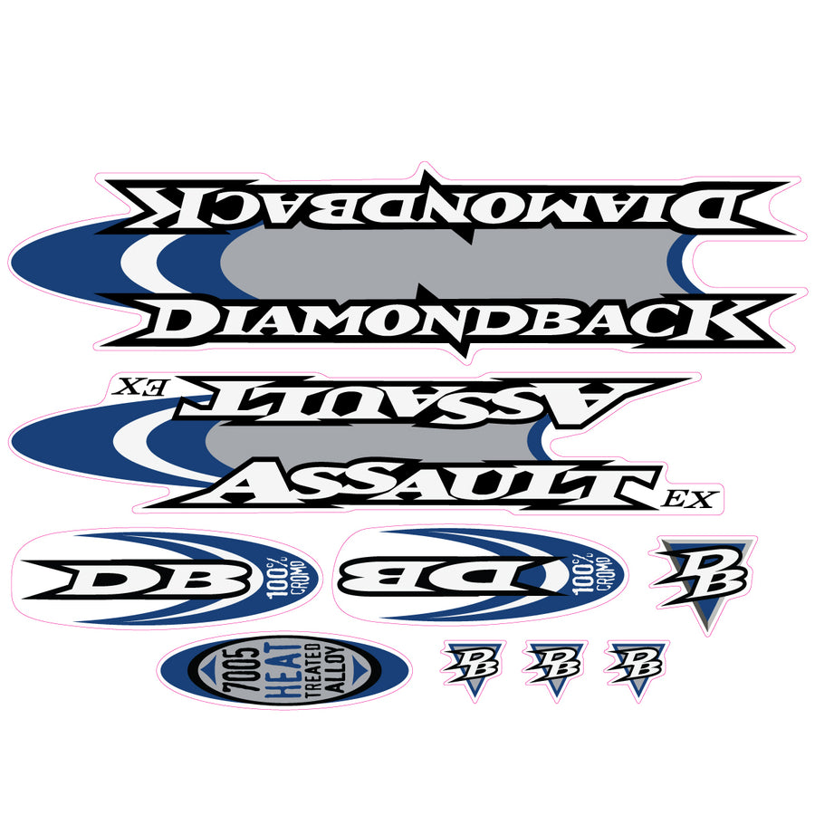1998 Diamond Back Assault EX BMX decal set