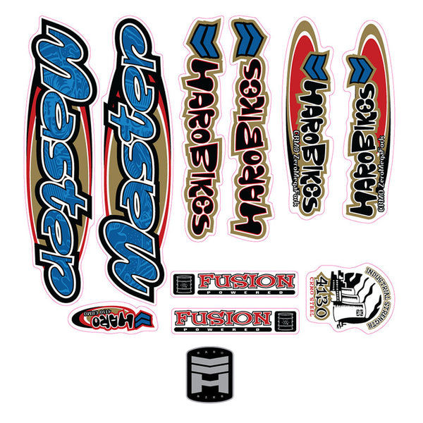 1999 Haro Master BMX decal set – Re-Rides