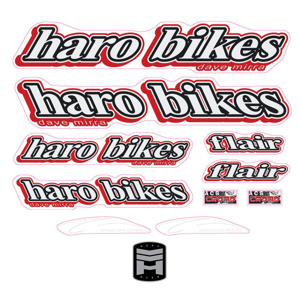 2002 Haro Mirra Flair BMX decal set – Re-Rides