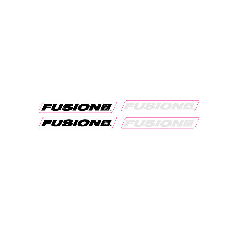 Haro Fusion 'block font' seat post decal set