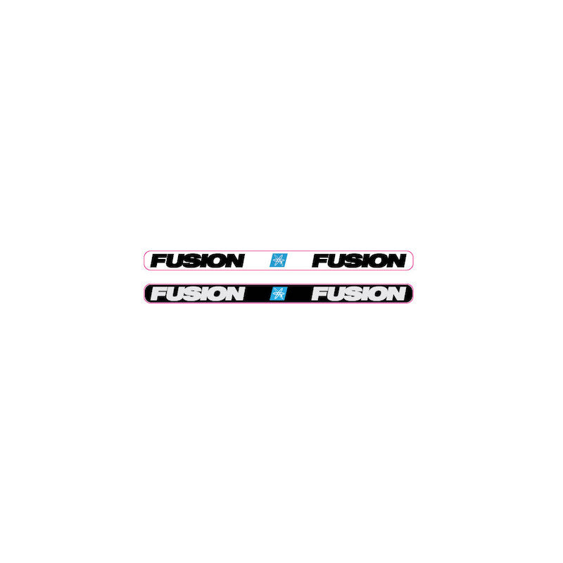 Haro Fusion 'block font' BMX seat post clamp decal set