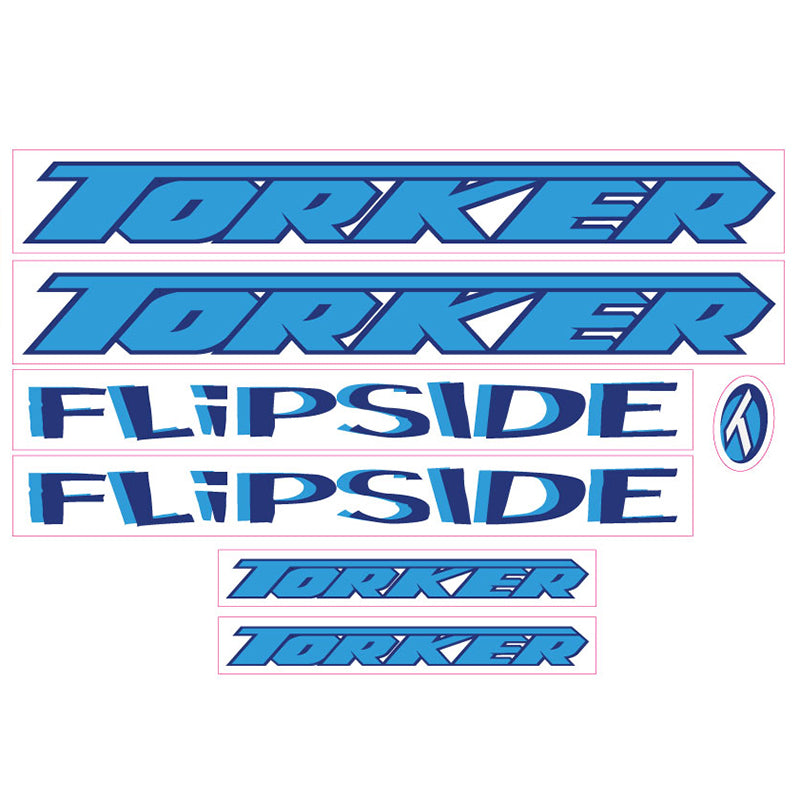 1996-1997 Torker Flipside BMX decal set