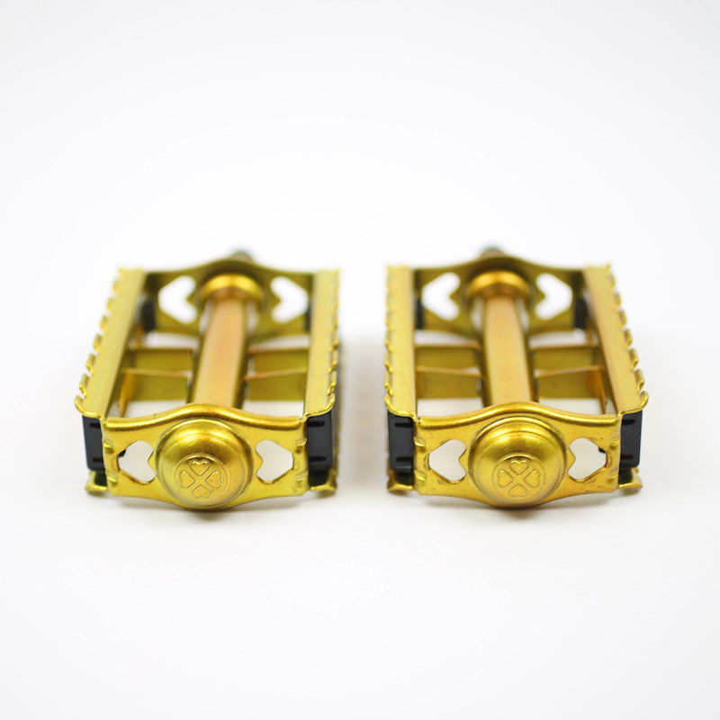 Rat trap pedals - candy gold - old school vintage 3