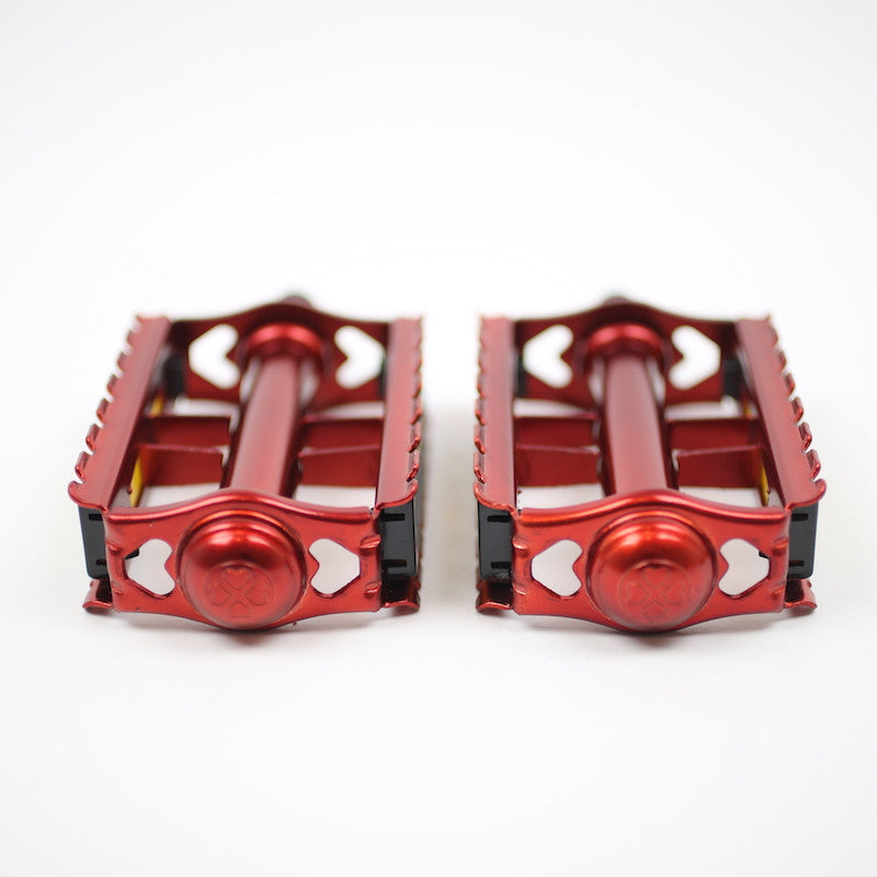 Rat trap pedals - candy red - old school vintage 3